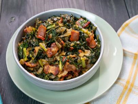 Pan-Fried Collard Greens Recipe | Kardea Brown | Food Network image