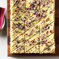 White Chocolate Cranberry Blondies Recipe: How to Make It image