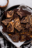 Dark Chocolate Peanut Butter Bark (Low Sugar) - Skinnytaste image
