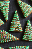 Gingerbread Christmas Tree Cookies - Skinnytaste image