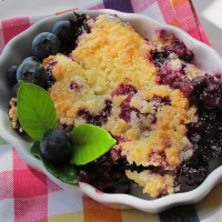 Warm Blueberry Cobbler Recipe | Allrecipes image
