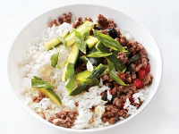 Thai Basil Beef with Coconut Rice Recipe | Food Network ... image