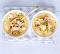 Simple seafood chowder recipe | BBC Good Food image