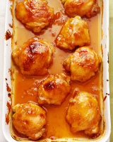 Apricot-Dijon-Glazed Chicken Recipe | Martha Stewart image