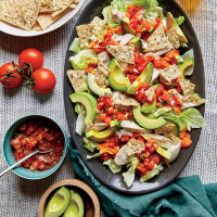 Shredded Chicken and Avocado Nacho Salad Recipe | MyRecip… image