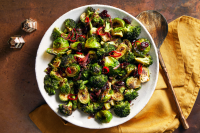 Brussels Sprouts and Broccoli with Cranberry Agrodolce ... image
