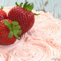 Strawberry Buttercream Frosting | My Cake School image