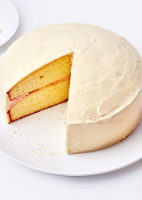 Vanilla Cake With Vanilla Cream Cheese Frosting Recipe ... image