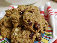Oatmeal Cranberry White Chocolate Chunk Cookies Recipe ... image