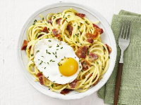 Bacon and Egg Spaghetti Recipe | Food Network Kitchen ... image