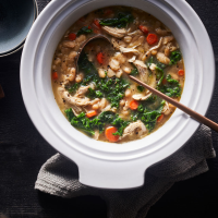 Slow-Cooker Chicken & White Bean Stew Recipe | EatingWell image
