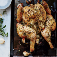 Herb-Roasted Spatchcock Chicken Recipe - Food & Wine image