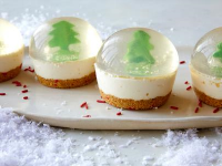 Snow Globe Cheesecakes Recipe | Food Network Kitche… image