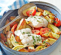 Greek-style roast fish recipe | BBC Good Food image