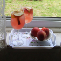 White Peach Sangria Recipe | Allrecipes image