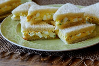 Mini Egg Salad Sandwiches Recipe | Trisha Yearwood | Food ... image