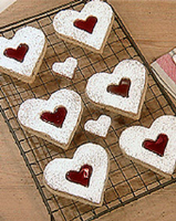 Linzer Heart Cookies Recipe | Martha Stewart image