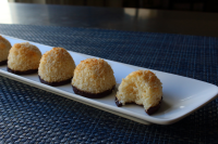 Chocolate-Dipped Coconut Macaroons | Allrecipes image