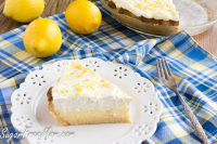 Sugar-Free Lemon Cream Pie {Keto, Low Carb, Gluten Free} image