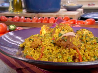 Adobo Seasoned Chicken and Rice Recipe | Bobby Flay | Food ... image