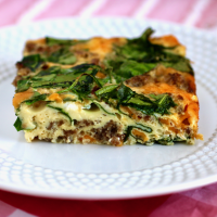 Spinach, Sausage, and Egg Casserole Recipe | Allrecipes image