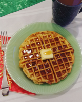 Eggnog Waffles Recipe | Allrecipes image