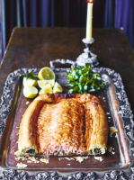 Salmon en croûte recipe | Jamie Oliver salmon recipes image