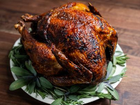 Oven Roasted Turkey with Sage Butter Recipe - Food Network image