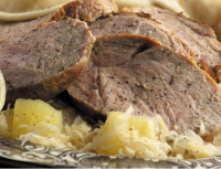 Pork Roast W/ Sauerkraut Excellante Recipe - Food.com image
