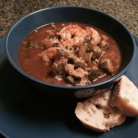 Roux-Based Authentic Seafood Gumbo with Okra Recipe ... image