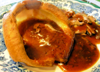 Old England Traditional Roast Beef and Yorkshire Pudding ... image