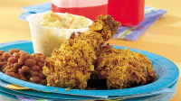 Oven Fried Chicken with Corn Flakes Recipe - BettyCrocker.com image