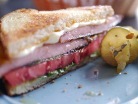 Carl John's Fried Bologna Sandwich Recipe | Food Netw… image