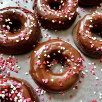 Glazed Chocolate Donuts Recipe | Allrecipes image