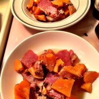 Quick and Easy Ham with Sweet Potatoes Recipe | Allrecipes image
