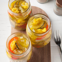 Easy Pickled Vegetables Recipe: How to Make It - Taste of Home image
