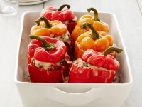 Turkey-and-Rice Stuffed Peppers Recipe | Food Network ... image
