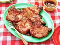 Pat's Smoked Pork Chops Recipe | The Neelys - Food Network image