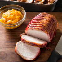 One-Pan Bacon-Wrapped Pork Loin with Roasted Red Potatoes ... image