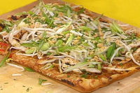 Thai Chicken Pizza Recipe | Rachael Ray | Food Network image