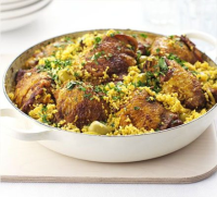 Chicken & couscous one-pot recipe | BBC Good Food image