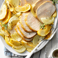 Roast Pork with Apples & Onions Recipe: How to Make It image