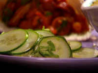Quick Pickled Cucumbers Recipe | Aarti Sequeira | Food Network image