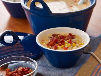 Gina's Spicy Corn Chowder Recipe | The Neelys | Food Net… image
