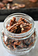 Oven-Roasted Salted Pecans Recipe - Southern Kissed image