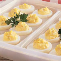 Picnic Stuffed Eggs Recipe: How to Make It - Taste of Home image