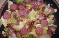 Smoked Sausage & Fried Cabbage Recipe - Food.com image