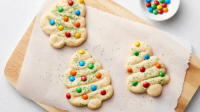 Swirly Christmas Tree Cookies Recipe - Pillsbury.com image