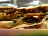 Lebanese Meat-Stuffed Pitas (Arayes) Recipe - Food Network image