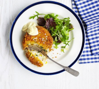 Tuna & sweetcorn fish cakes recipe - BBC Good Food image